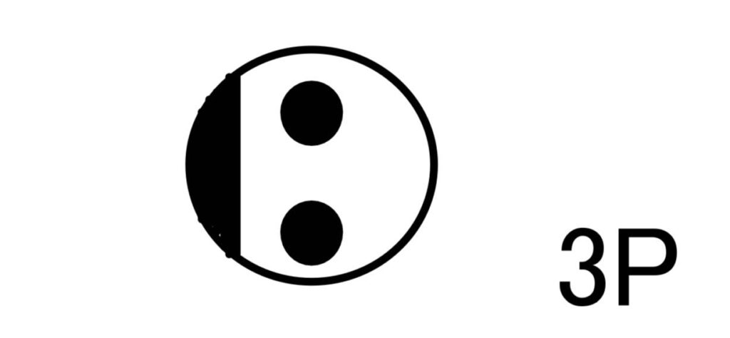 壁付コンセント3P15A×1