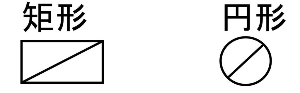 風道の排気の断面