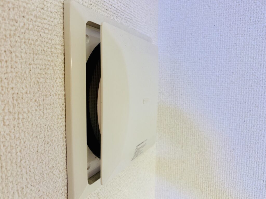 開いてる給気口