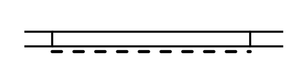 カーテンつき窓